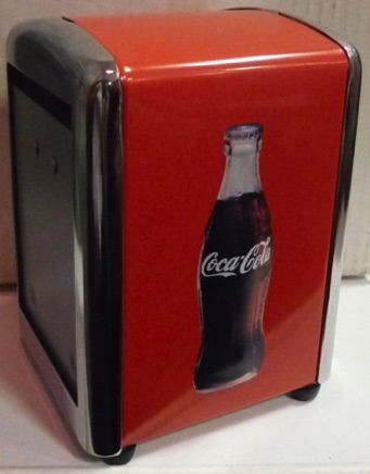 7310-4 € 10,00coca cola servethouder  laag afb. fles
